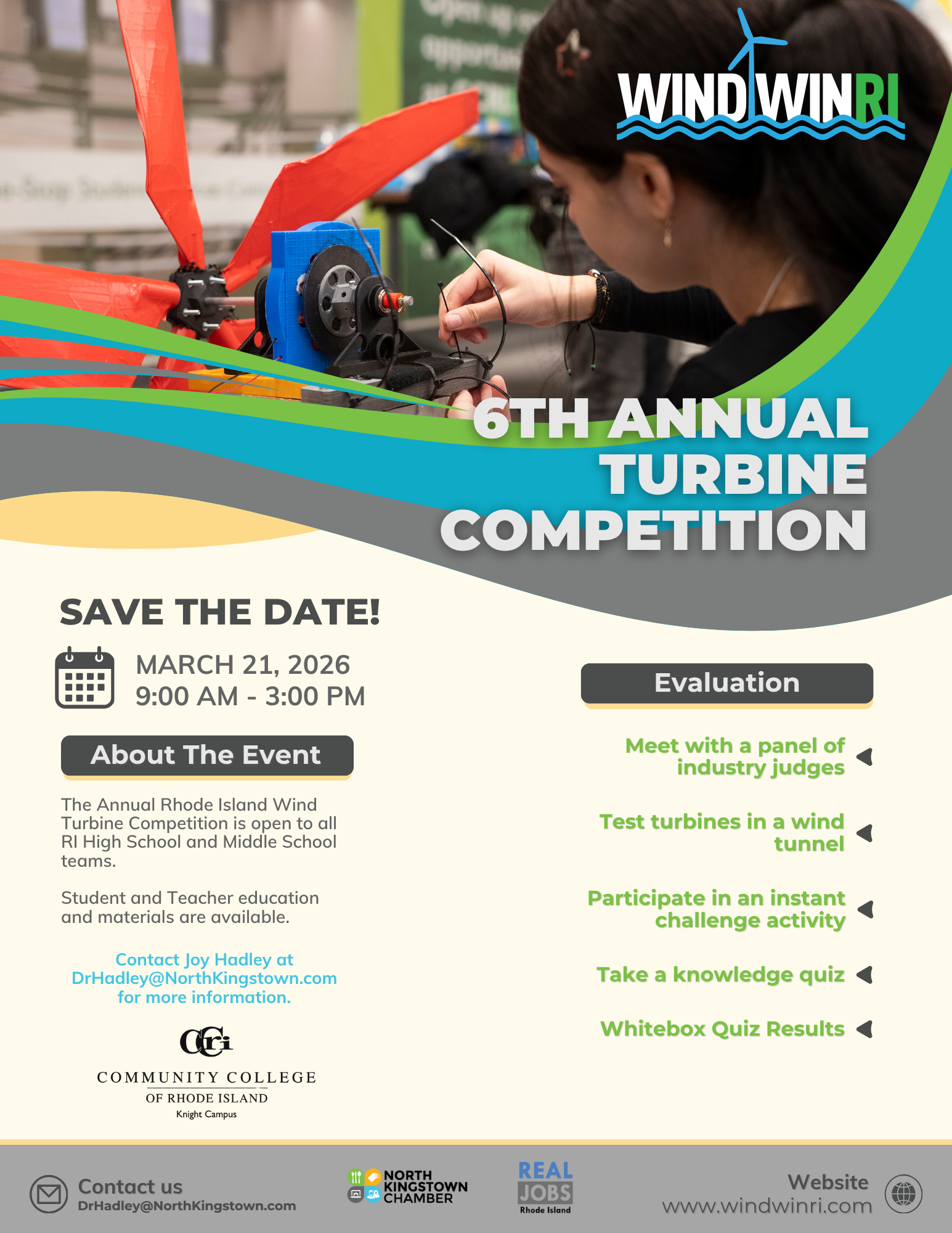 Turbine Competition Flyer (8.5 x 11 in)